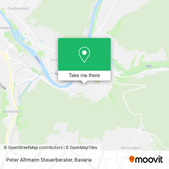 Peter Altmann Steuerberater map