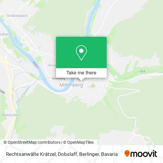 Rechtsanwälte Krätzel, Dobslaff, Berlinger map