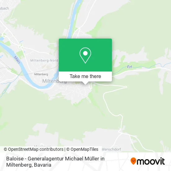 Карта Baloise - Generalagentur Michael Müller in Miltenberg