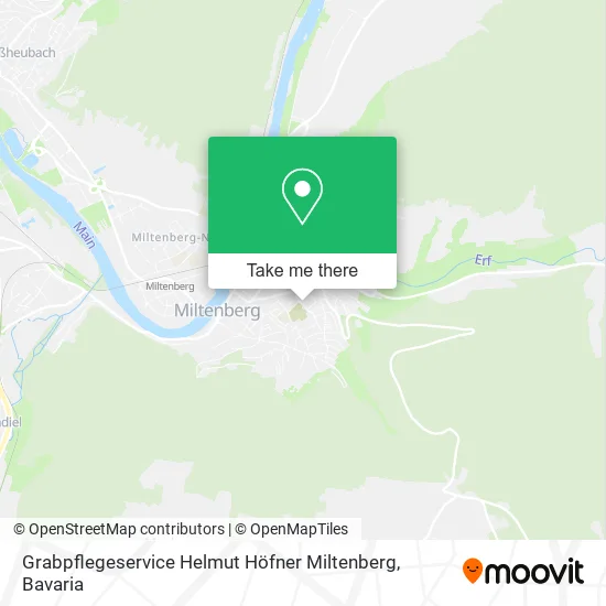 Карта Grabpflegeservice Helmut Höfner Miltenberg