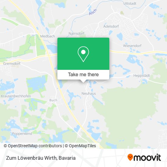 Zum Löwenbräu Wirth map