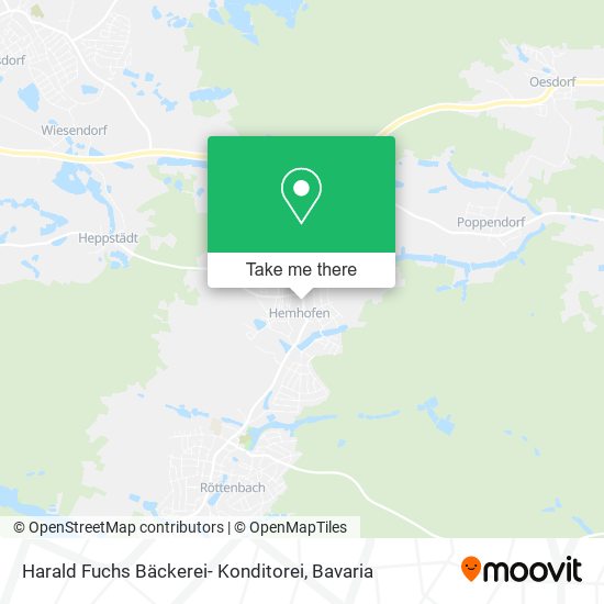 Harald Fuchs Bäckerei- Konditorei map