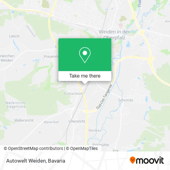 Карта Autowelt Weiden