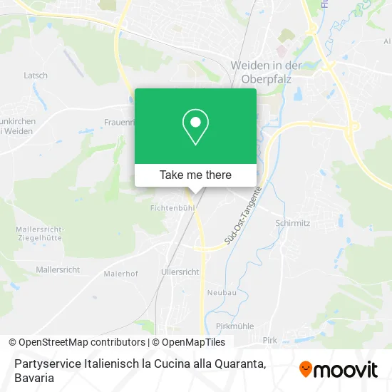 Карта Partyservice Italienisch la Cucina alla Quaranta