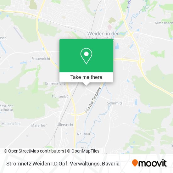 Stromnetz Weiden I.D.Opf. Verwaltungs map