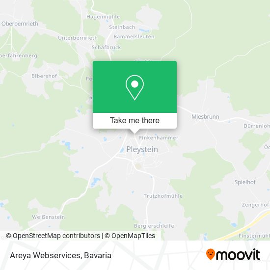 Areya Webservices map