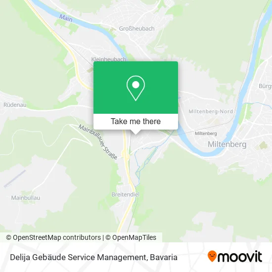 Карта Delija Gebäude Service Management