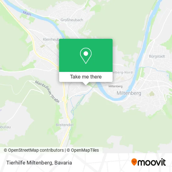 Карта Tierhilfe Miltenberg