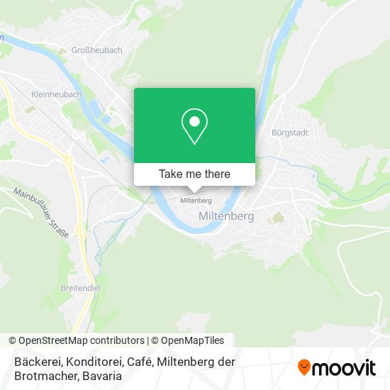 Bäckerei, Konditorei, Café, Miltenberg der Brotmacher map