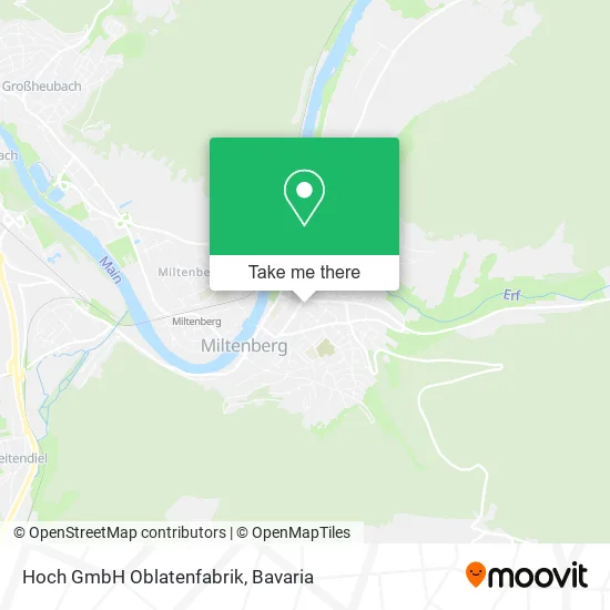 Карта Hoch GmbH Oblatenfabrik