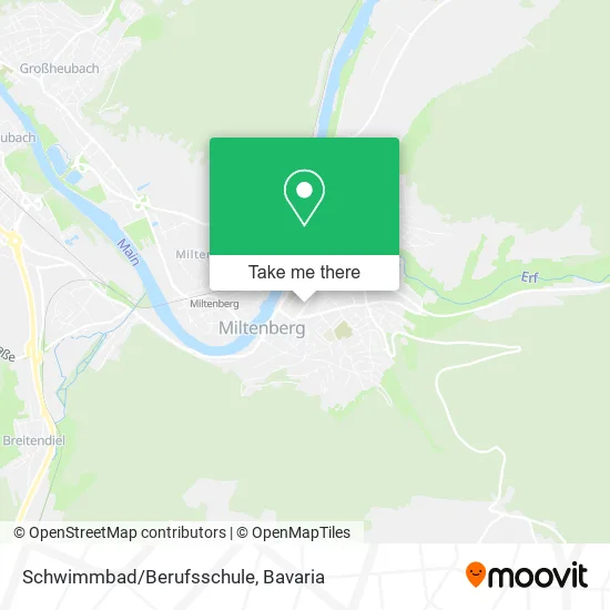 Карта Schwimmbad/Berufsschule