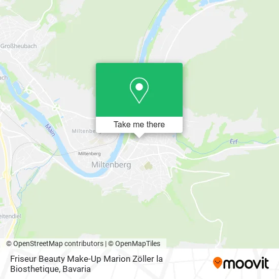 Карта Friseur Beauty Make-Up Marion Zöller la Biosthetique