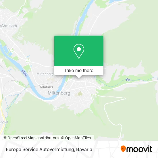 Карта Europa Service Autovermietung