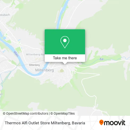 Карта Thermos Alfi Outlet Store Miltenberg