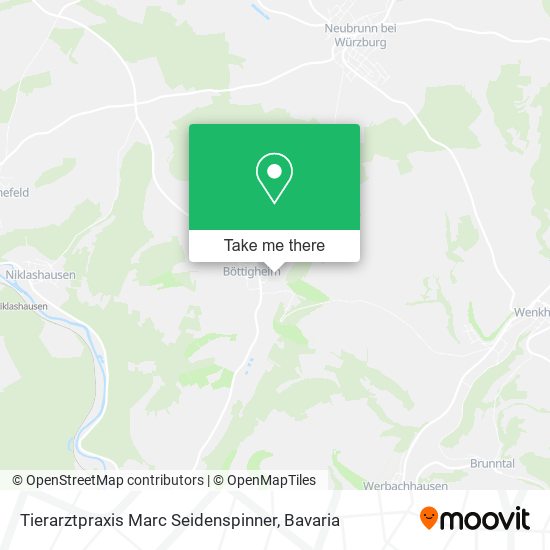 Tierarztpraxis Marc Seidenspinner map