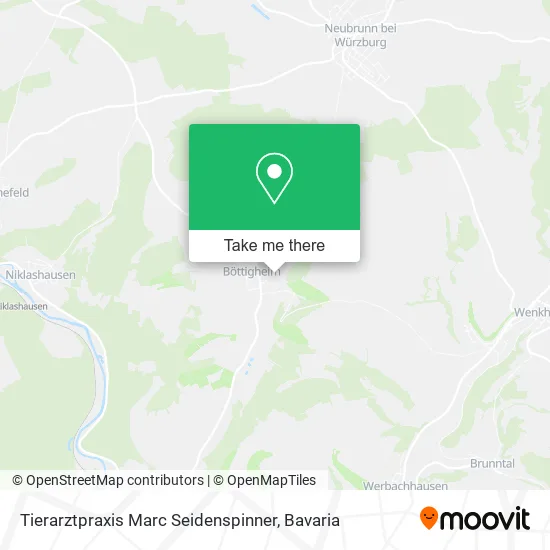 Карта Tierarztpraxis Marc Seidenspinner
