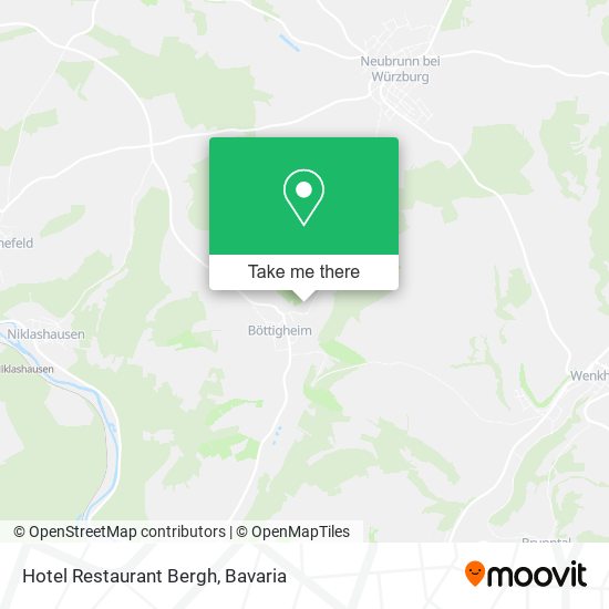 Hotel Restaurant Bergh map
