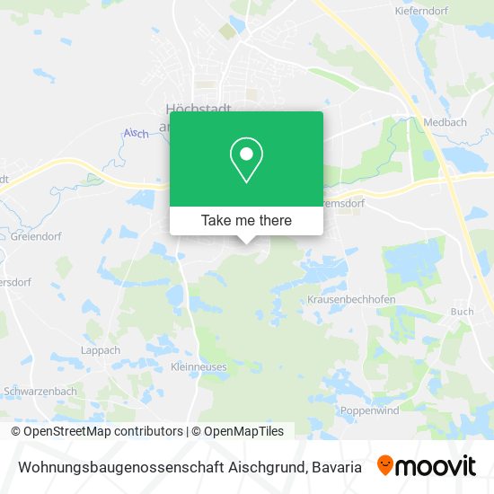 Wohnungsbaugenossenschaft Aischgrund map