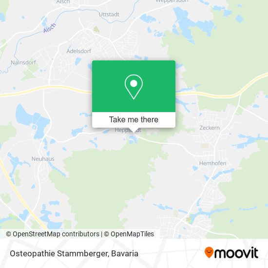 Карта Osteopathie Stammberger