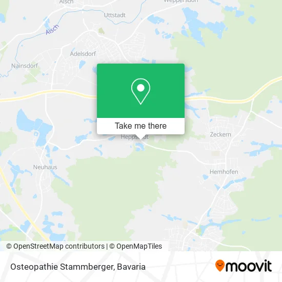 Карта Osteopathie Stammberger