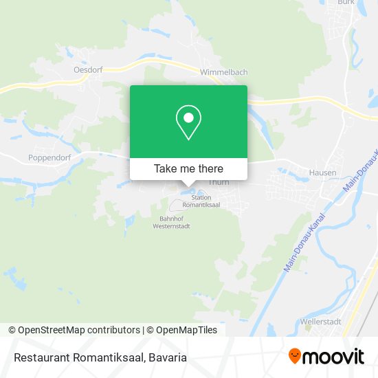 Restaurant Romantiksaal map