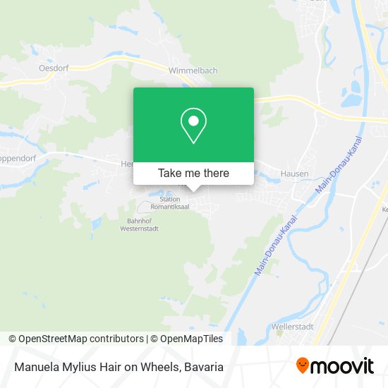 Manuela Mylius Hair on Wheels map