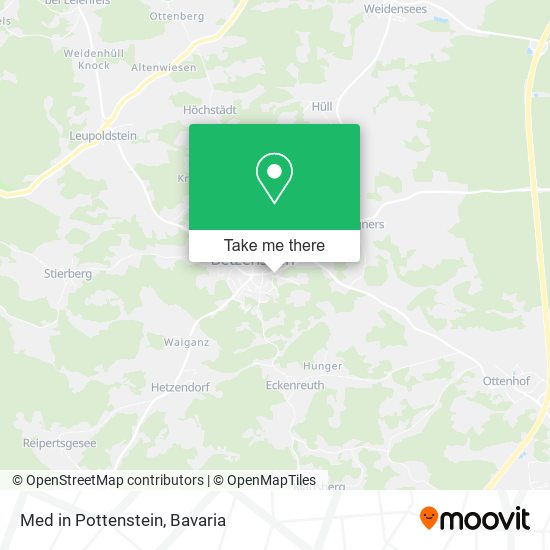 Карта Med in Pottenstein