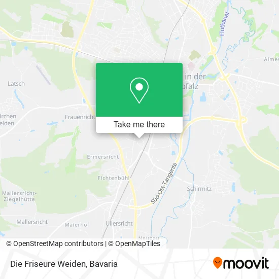 Карта Die Friseure Weiden