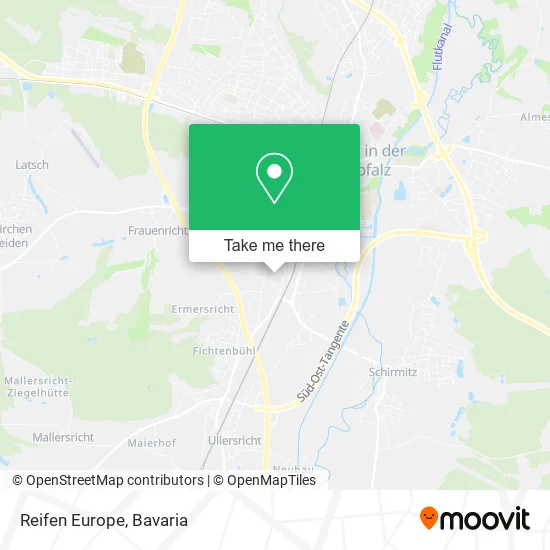 Карта Reifen Europe