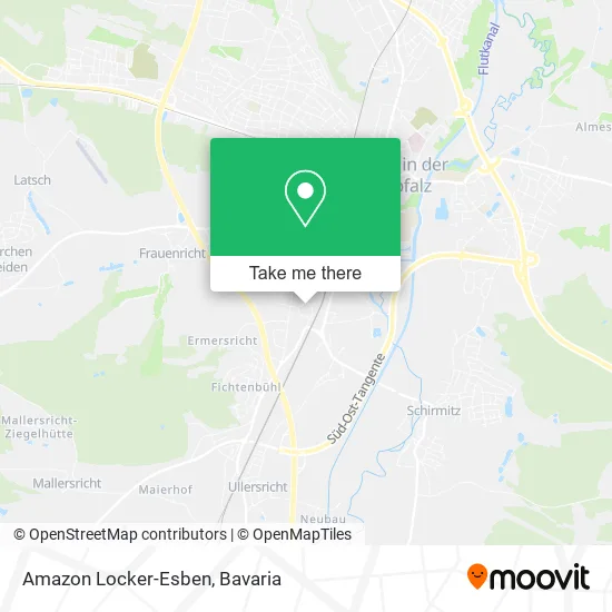 Карта Amazon Locker-Esben