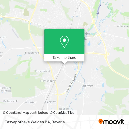 Карта Easyapotheke Weiden BA