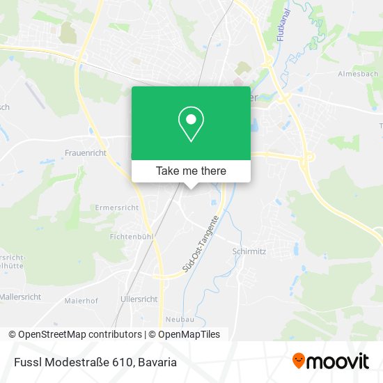 Fussl Modestraße 610 map