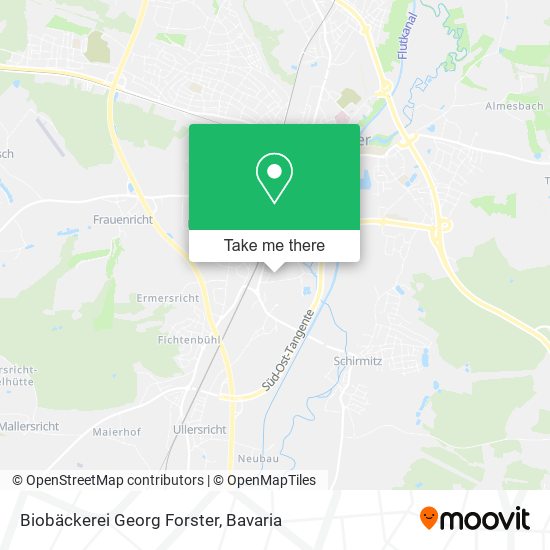 Biobäckerei Georg Forster map
