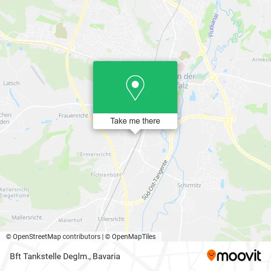 Карта Bft Tankstelle Deglm.