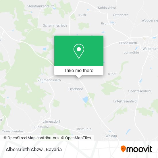 Albersrieth Abzw. map