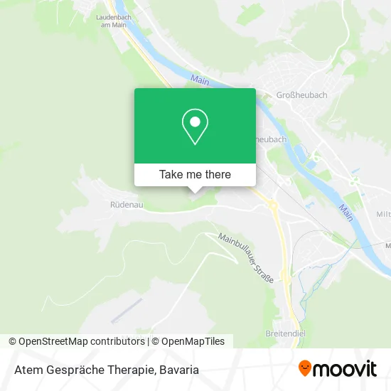 Карта Atem Gespräche Therapie
