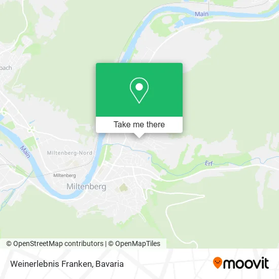 Карта Weinerlebnis Franken