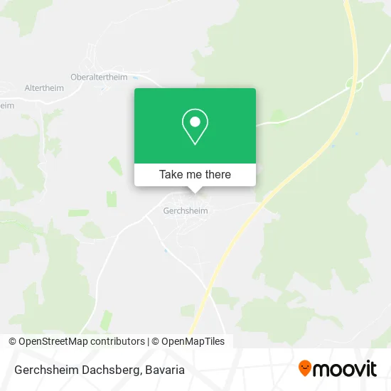Карта Gerchsheim Dachsberg