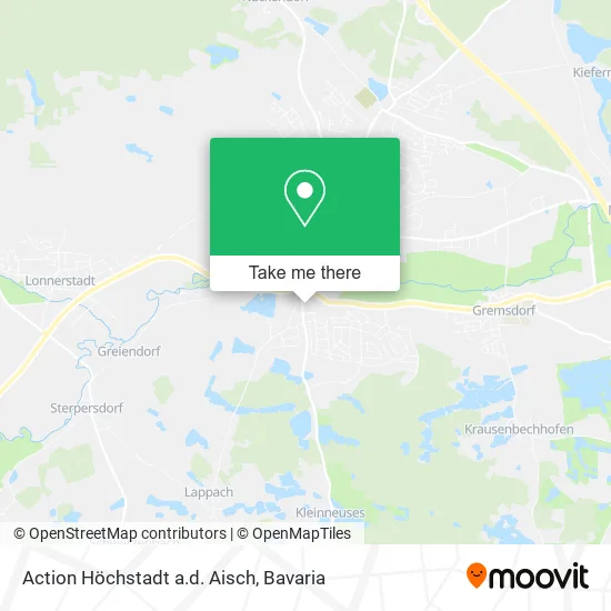 Карта Action Höchstadt a.d. Aisch