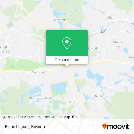Карта Blaue Lagune