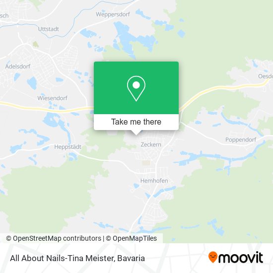 All About Nails-Tina Meister map