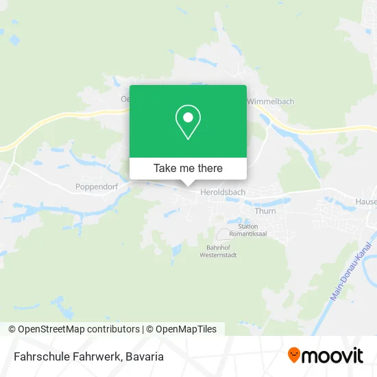 Карта Fahrschule Fahrwerk