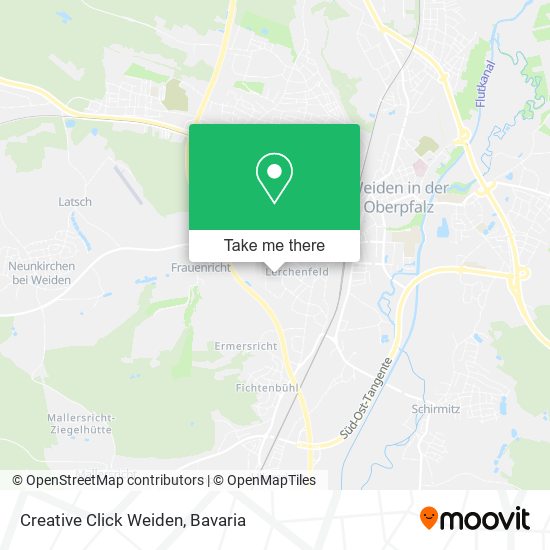 Creative Click Weiden map