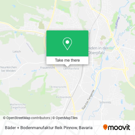 Bäder + Bodenmanufaktur Reik Pinnow map
