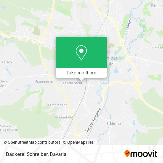 Карта Bäckerei Schreiber