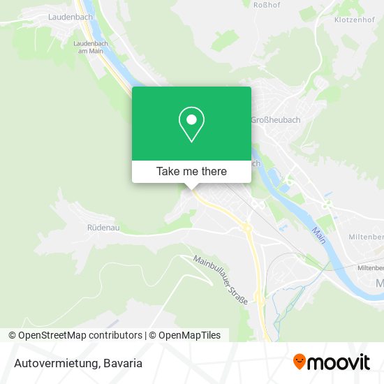 Autovermietung map