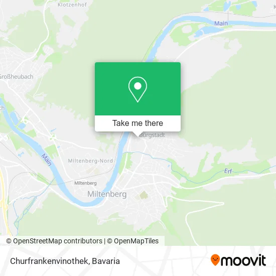 Карта Churfrankenvinothek