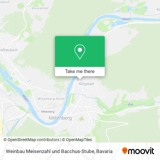 Weinbau Meisenzahl und Bacchus-Stube map