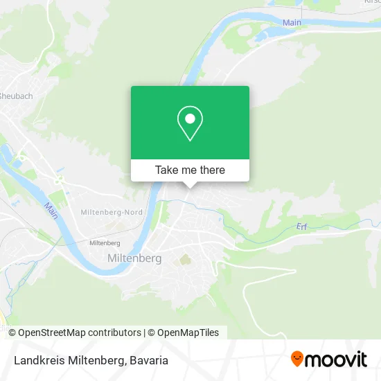 Карта Landkreis Miltenberg