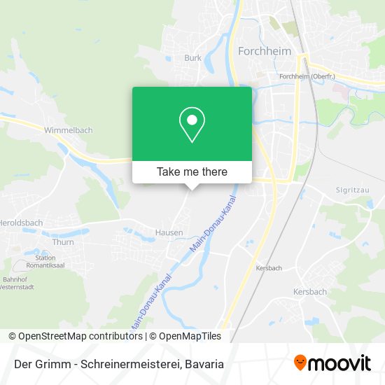 Der Grimm - Schreinermeisterei map